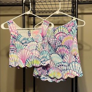 🤍 Lilly Pulitzer Scallop Two Piece Set 🤍